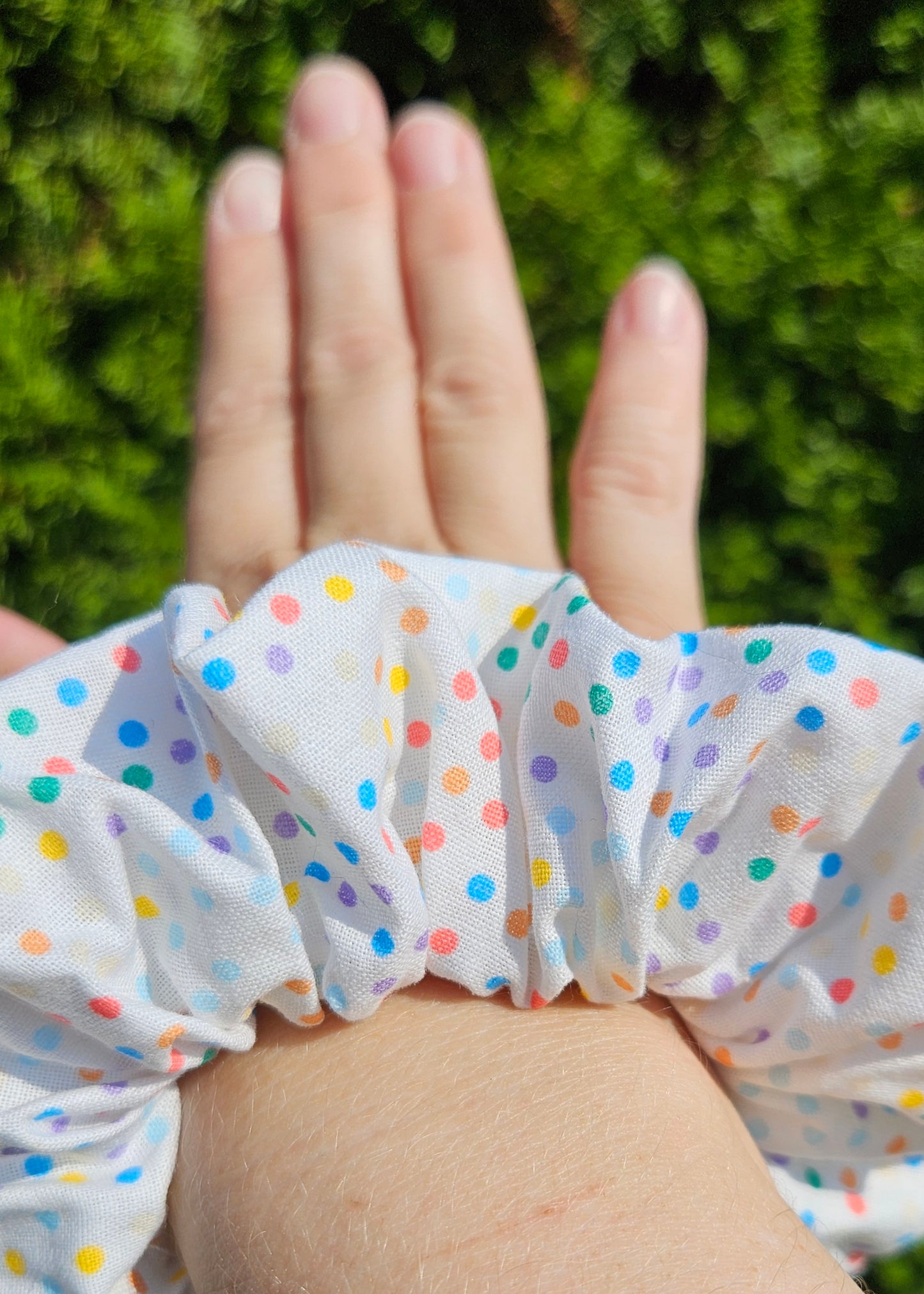 Birthday Poke Dot, Hair Scrunchies, Hair Accessories, Hair Ties, Hair Elastic, Pony Tail Holder
