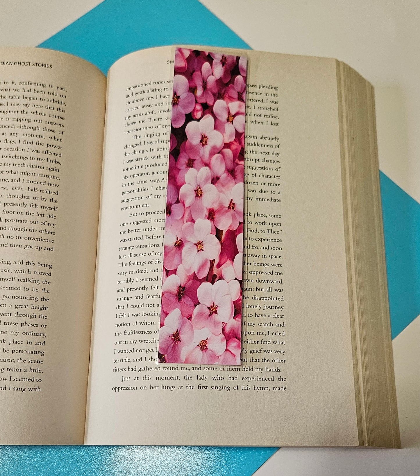 Set of 6 Romantic Florals Bookmarks for book lovers