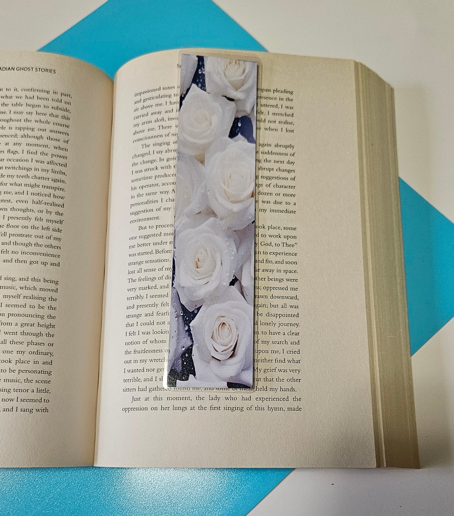Set of 6 Romantic Florals Bookmarks for book lovers