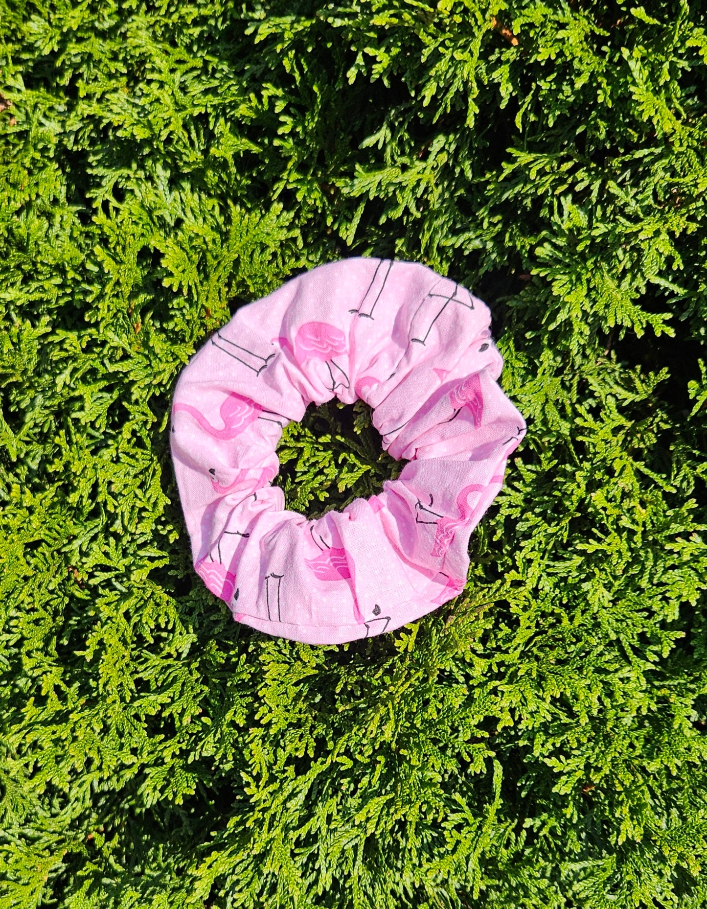 Pink Flamingo, Hair Scrunchies, Hair Accessories, Hair Ties, Hair Elastic, Pony Tail Holder