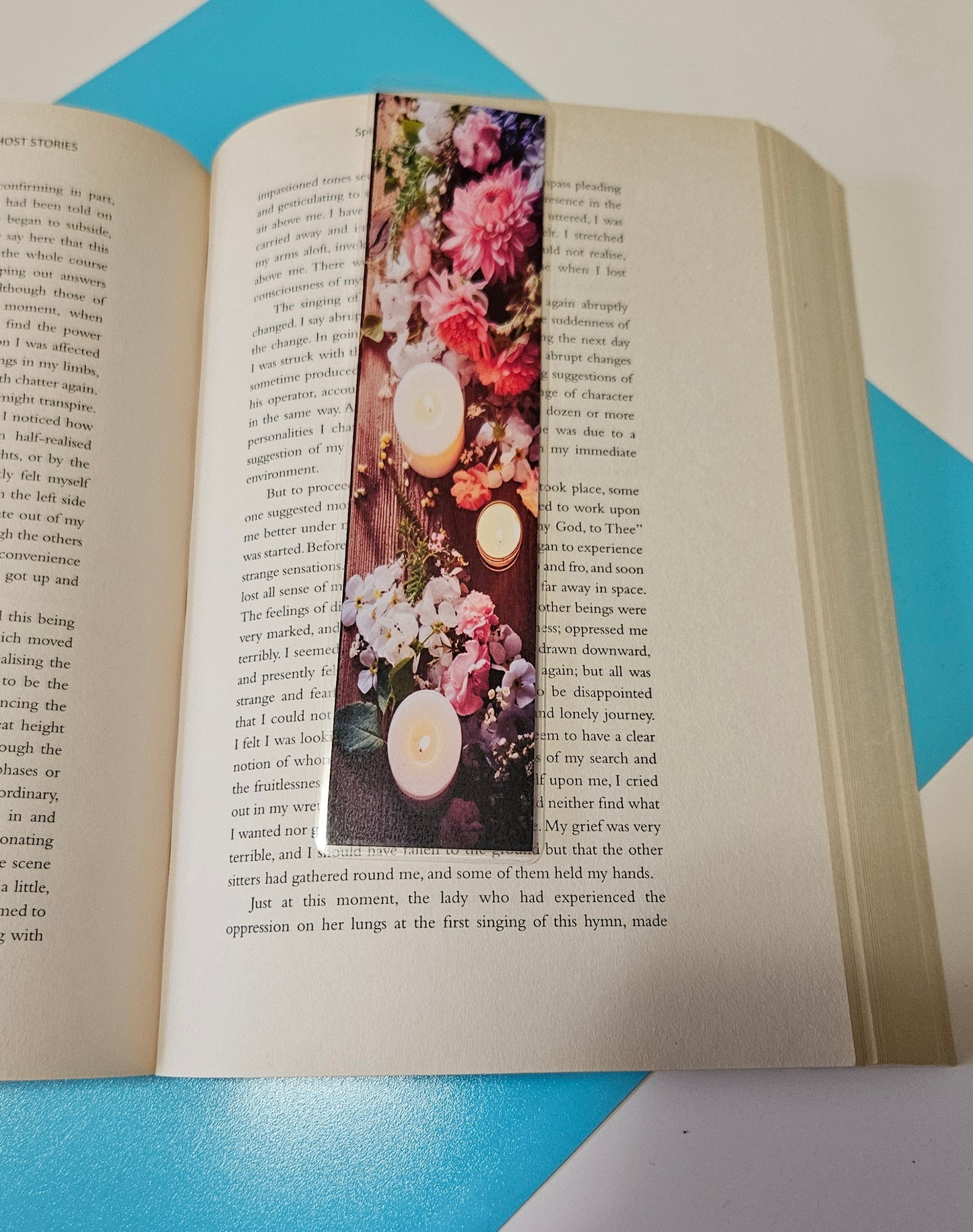 Set of 6 Relaxing Floral Garden Bookmarks