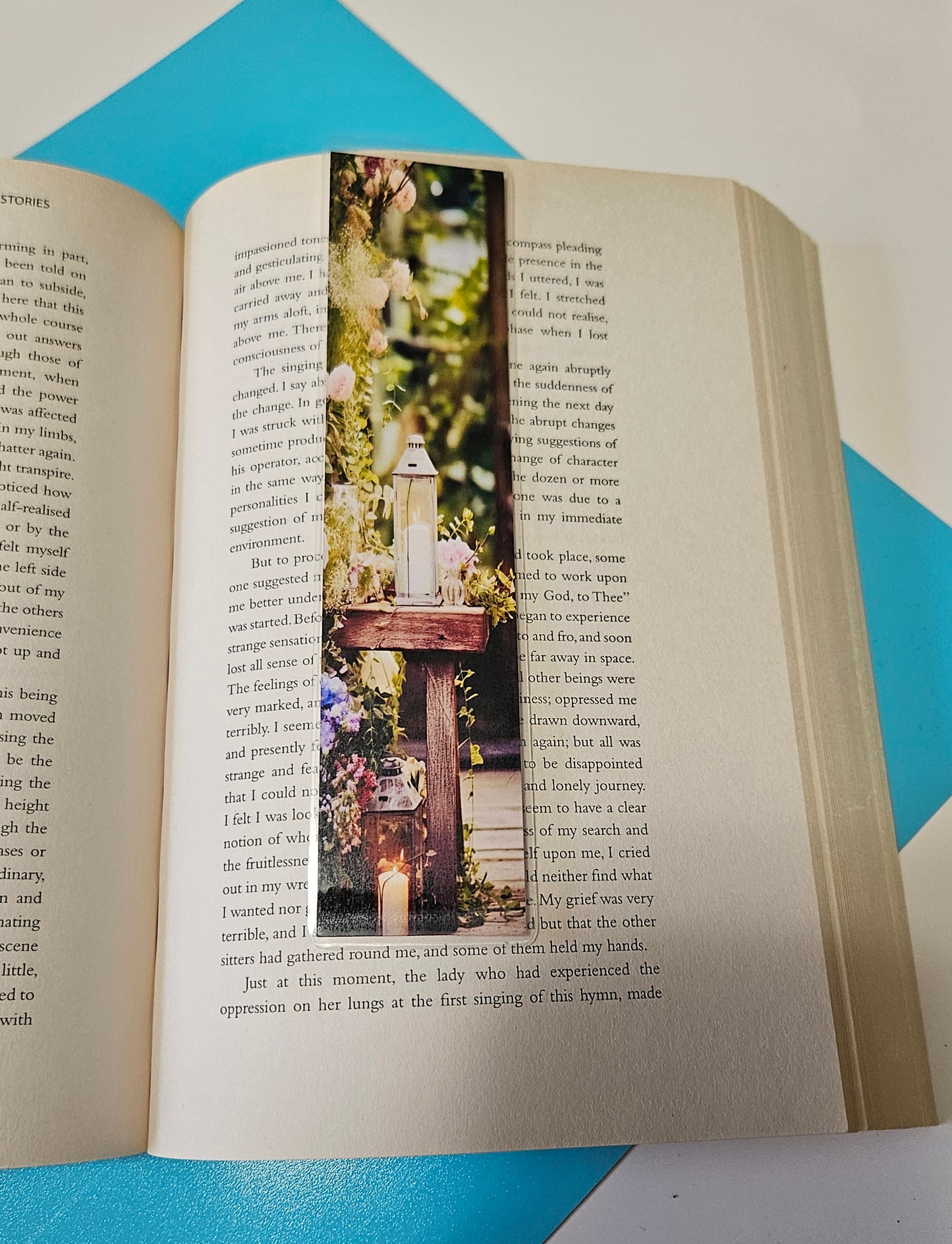 Set of 6 Relaxing Floral Garden Bookmarks