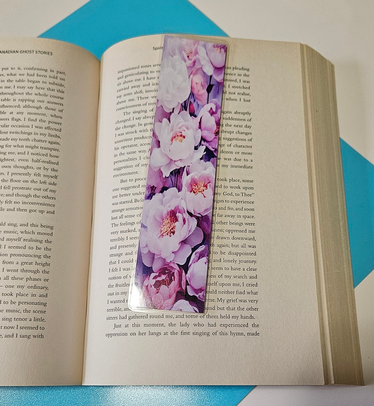Set of 6 Romantic Florals Bookmarks for book lovers