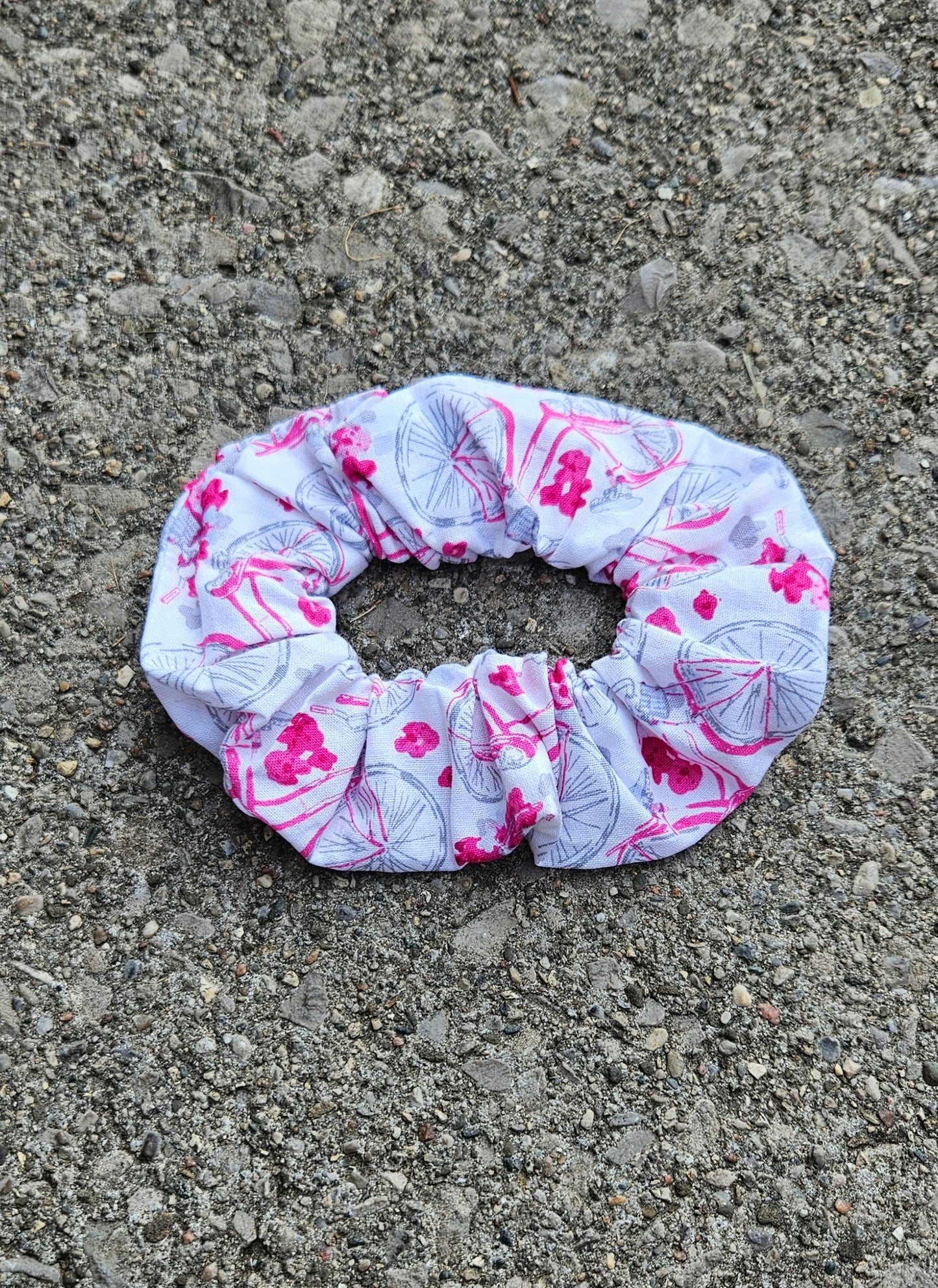 Pink Bike, Paris, Hair Scrunchies, Hair Accessories, Hair Ties, Hair Elastic, Pony tail Holder