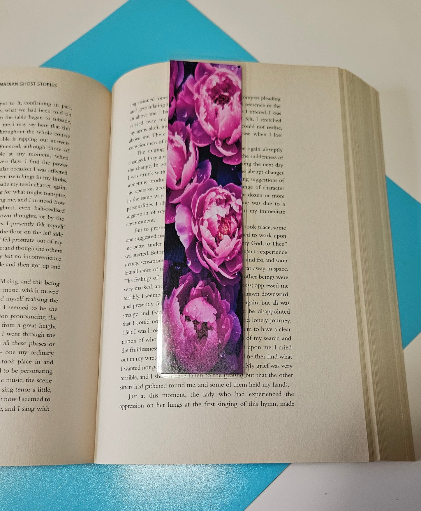 Set of 6 Romantic Florals Bookmarks for book lovers