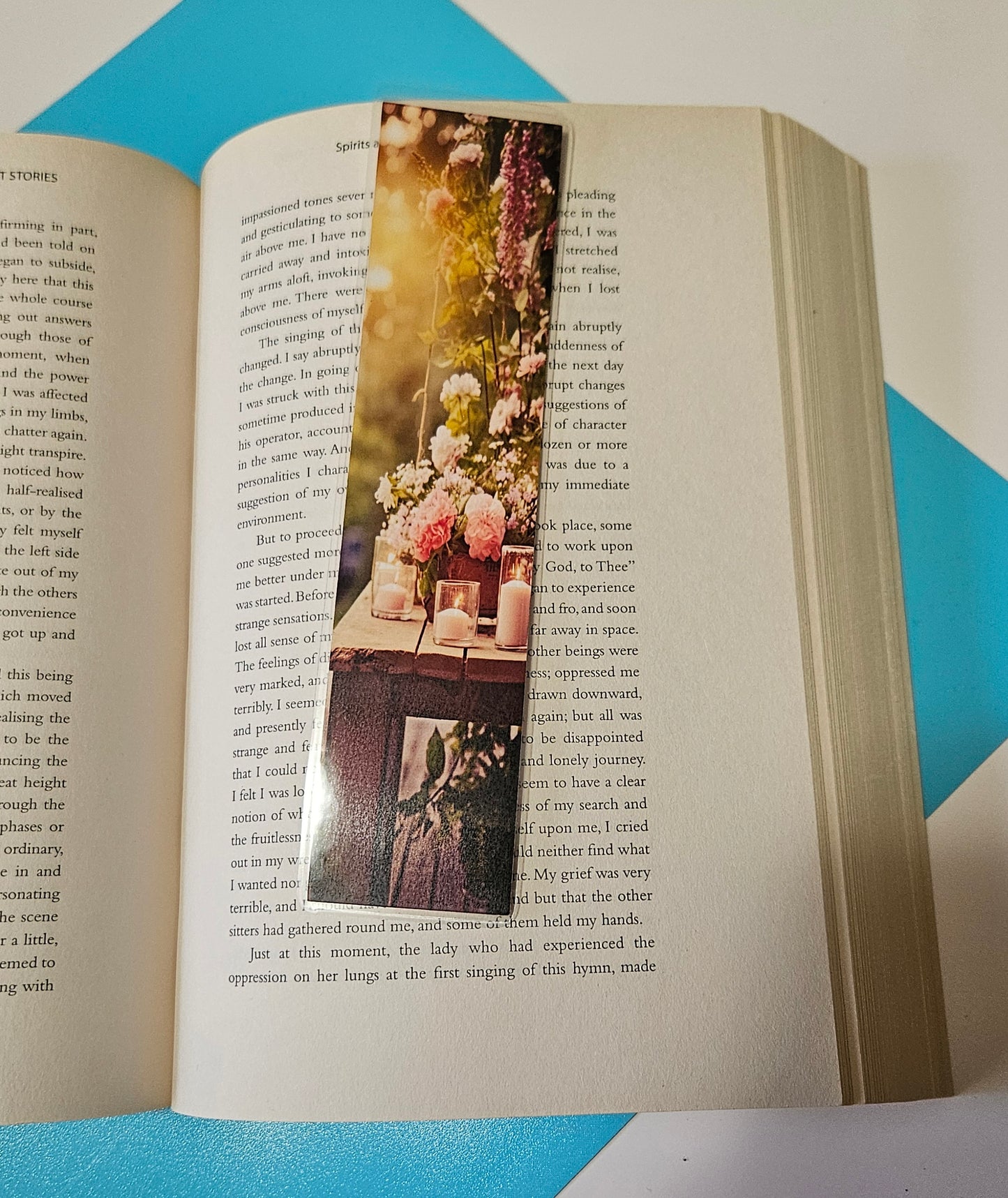 Set of 6 Relaxing Floral Garden Bookmarks