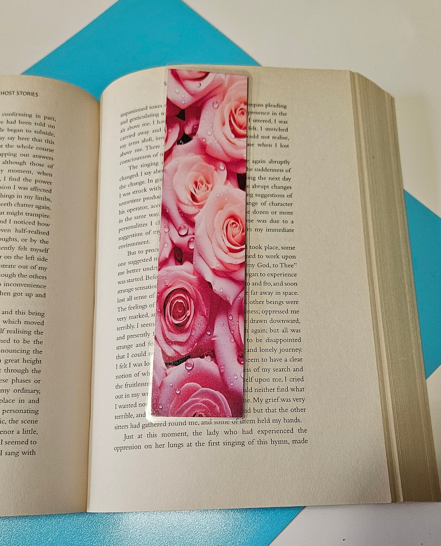 Set of 6 Romantic Florals Bookmarks for book lovers