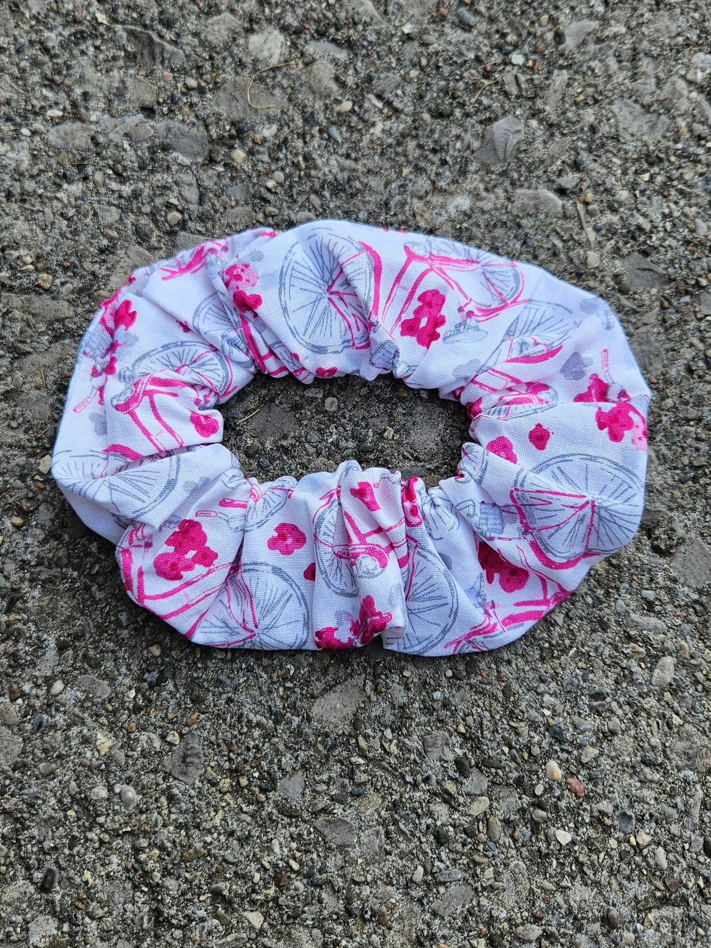 Pink Bike, Paris, Hair Scrunchies, Hair Accessories, Hair Ties, Hair Elastic, Pony tail Holder