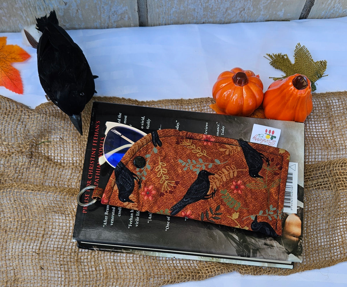 Harvest Crow Reading Glasses Case