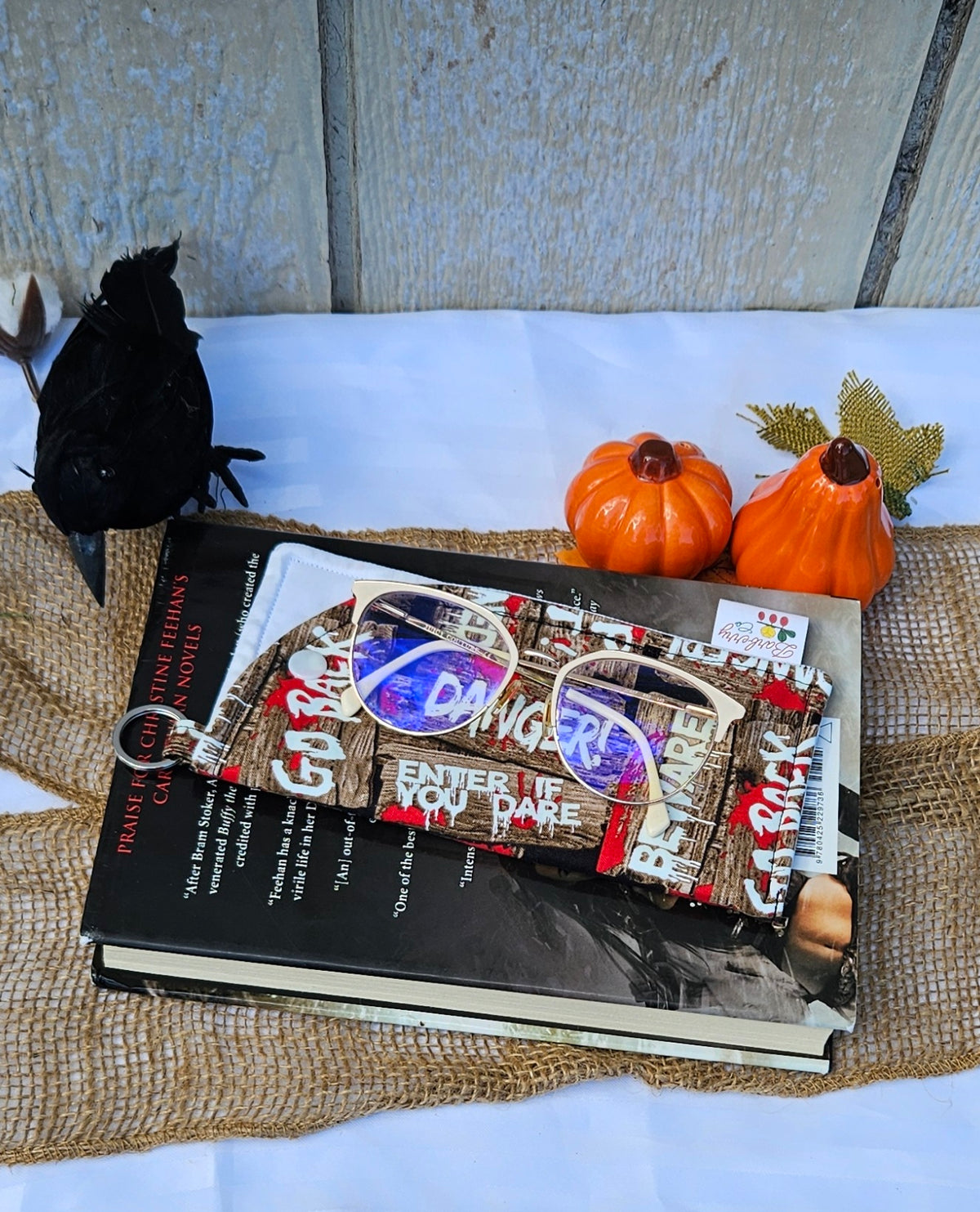 Glow-In-The-Dark Danger Reading Glasses Case