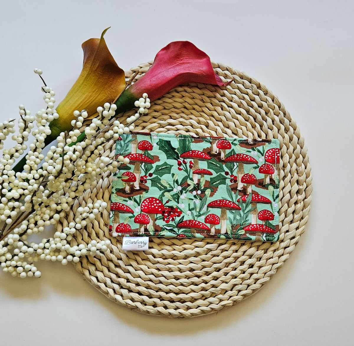 Mushroom and Holy Mug Rug Coaster