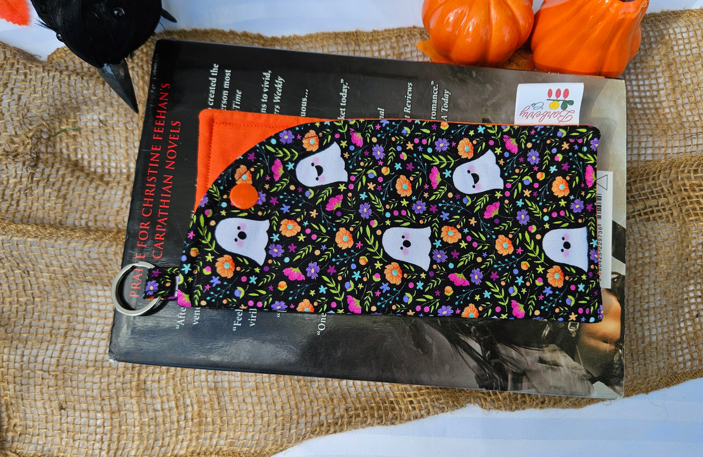 Autumn Garden Ghosts Reading Glasses Case