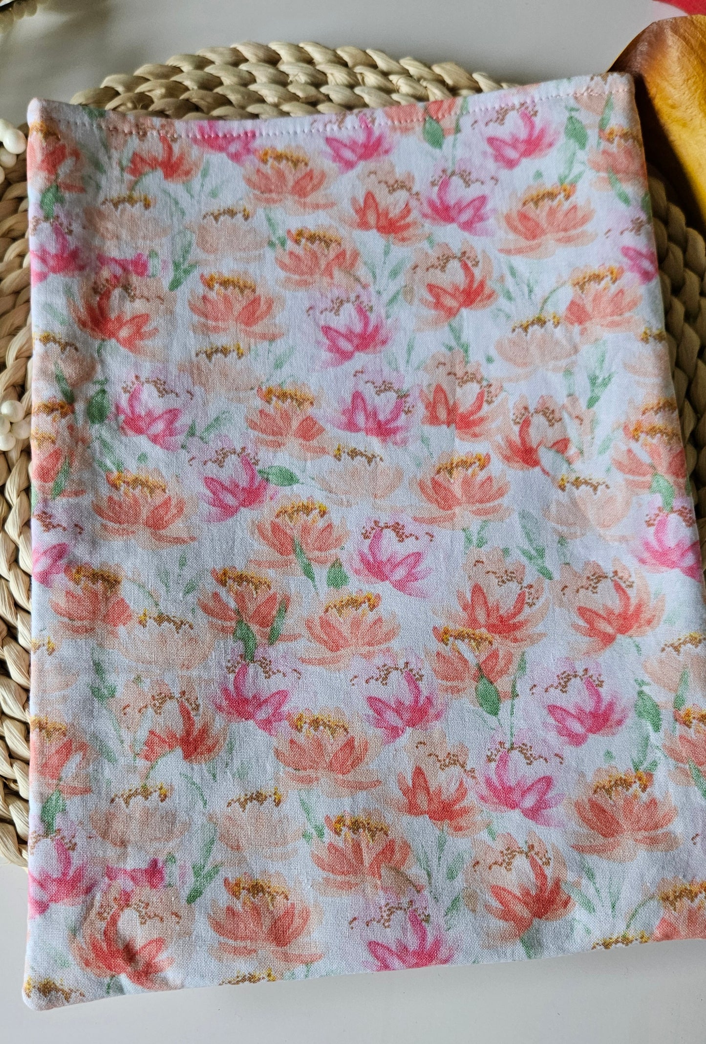 Pastel Florals Book Sleeve