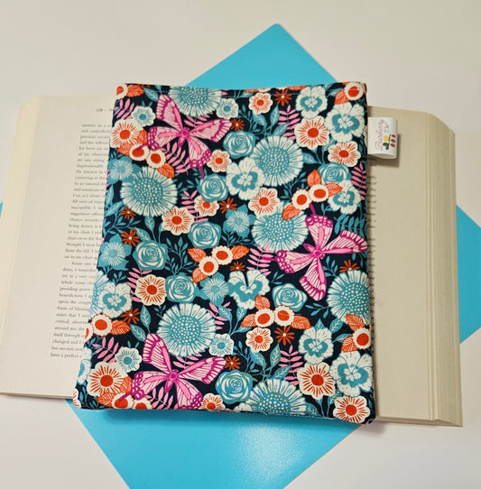Floral Butterfly Book Sleeve for book lovers