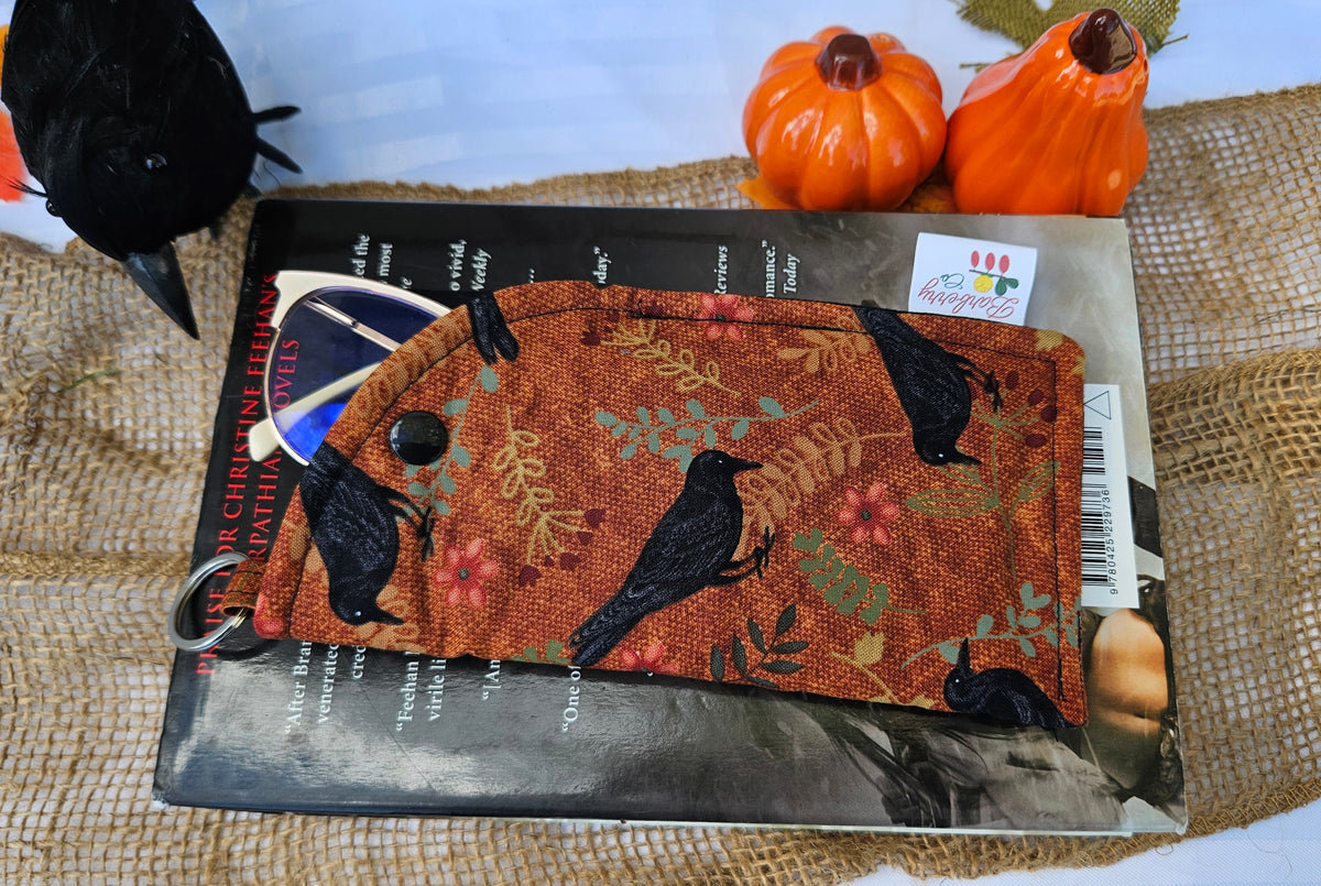Harvest Crow Reading Glasses Case