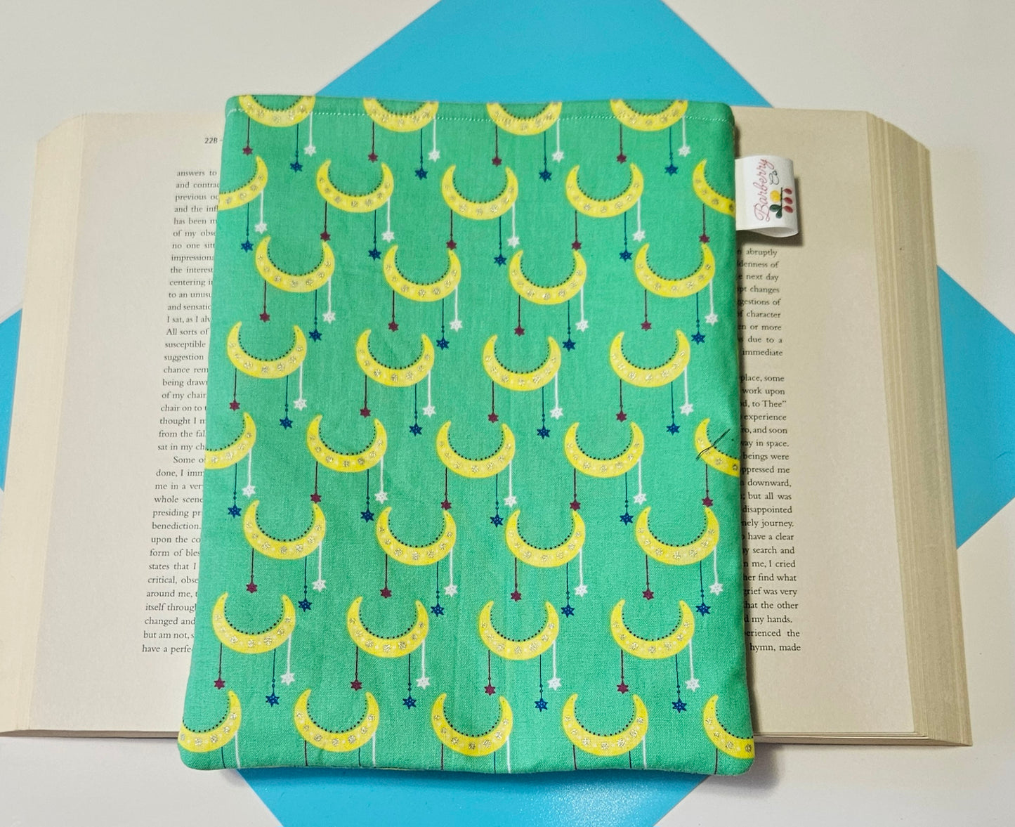 Crescent Moon Book Sleeve for book lovers