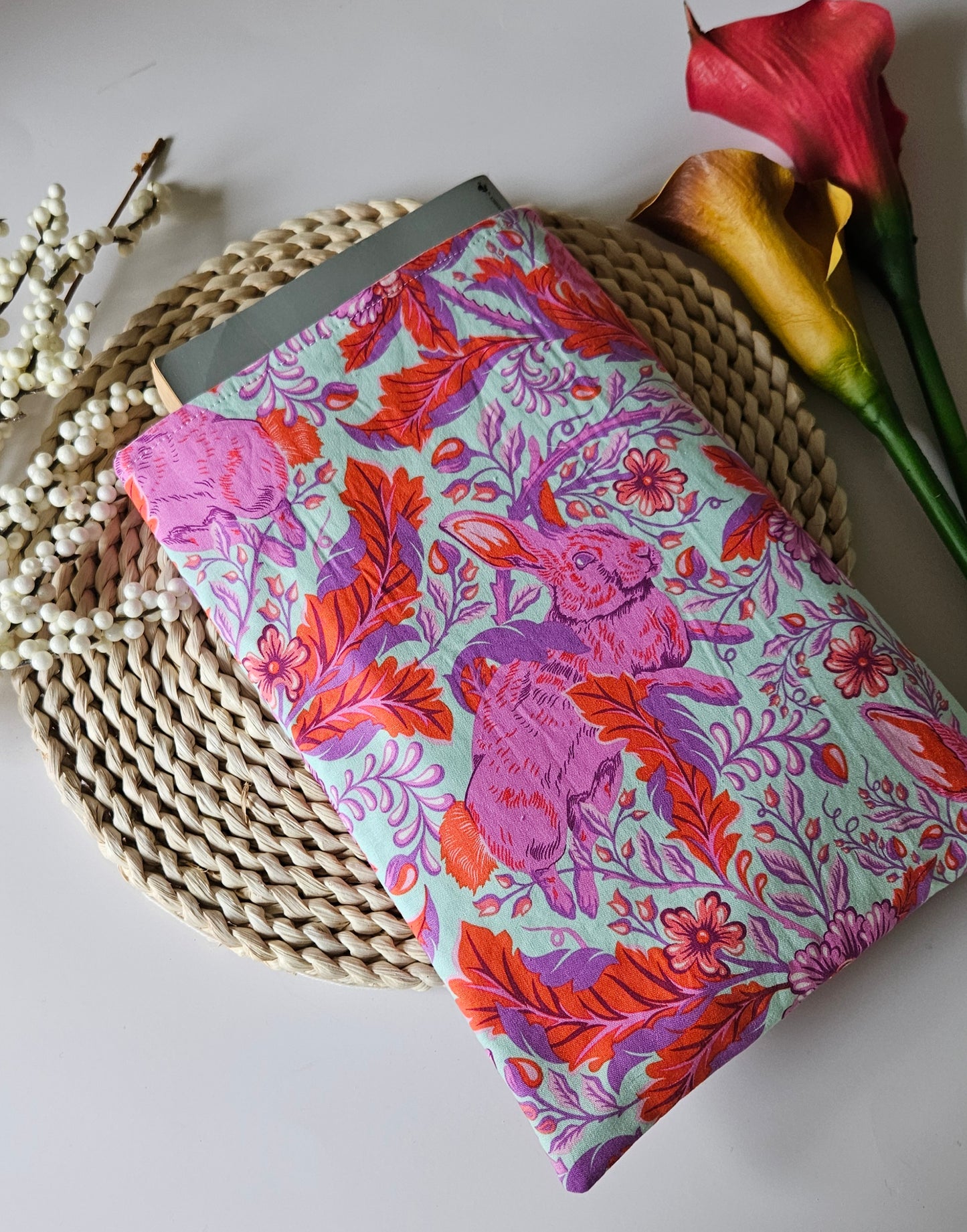 Pink Rabbit Book Sleeve
