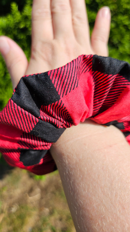 Buffilo Plaid, Hair Scrunchies, Hair Accessories, Hair Ties, Hair Elastic, Holiday Accessories