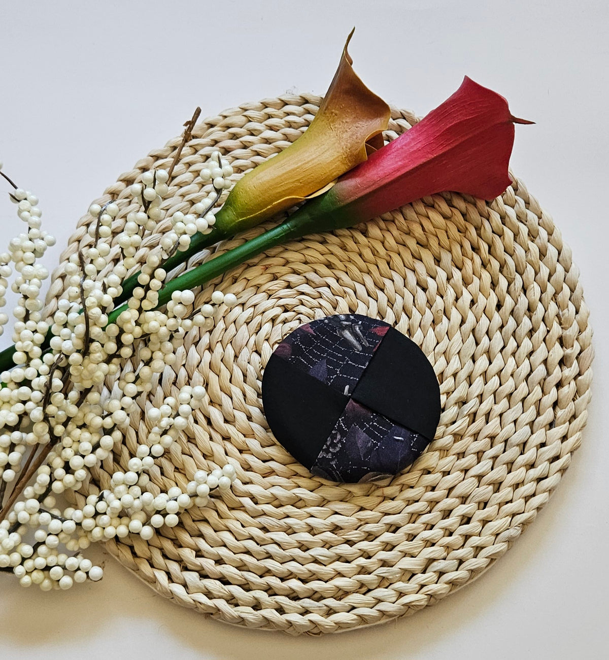 Dark Romance Wine Glass Coaster
