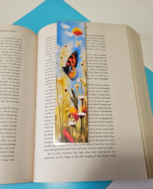 Set of 6 Butterfly and Bees Bookmarks for book lovers