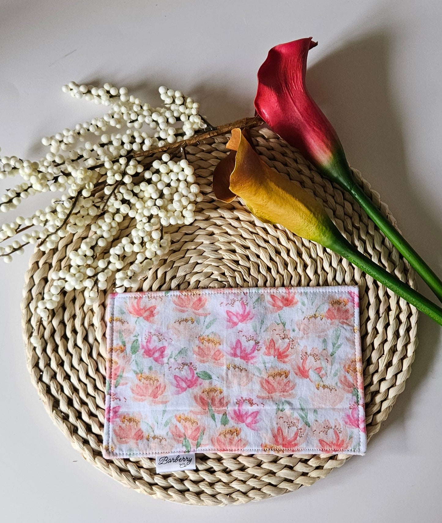 Pastel Florals Mug Rug