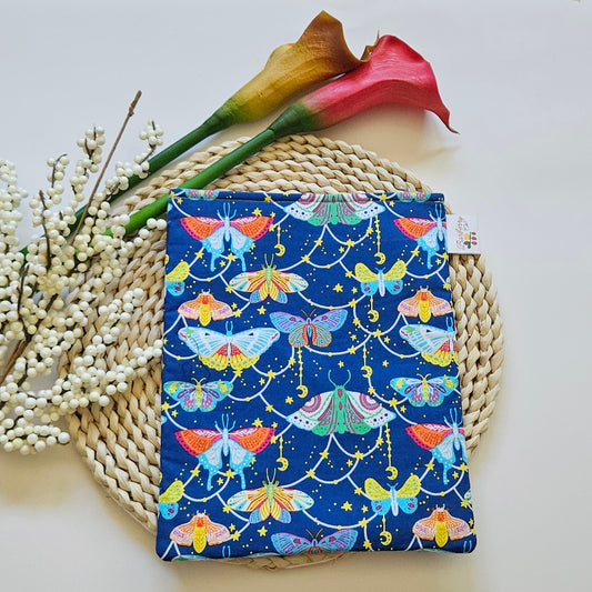 Blue Night Moth Book Sleeve for Book lovers
