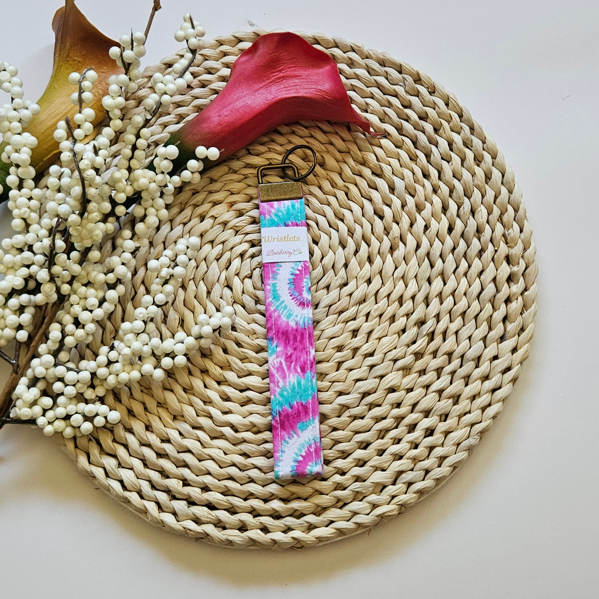 Tye Dye Wristlet Keychain