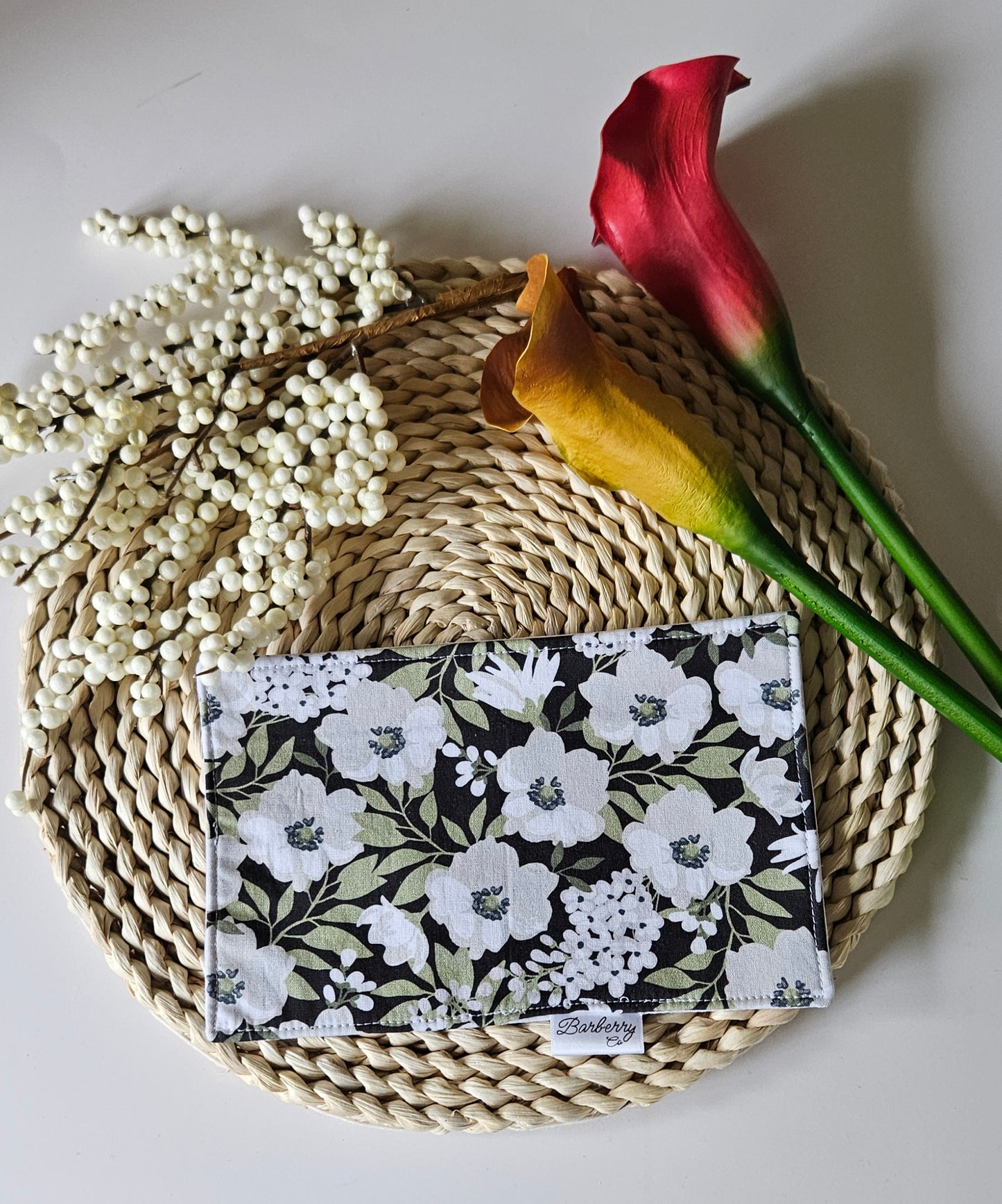 White And Black Florals