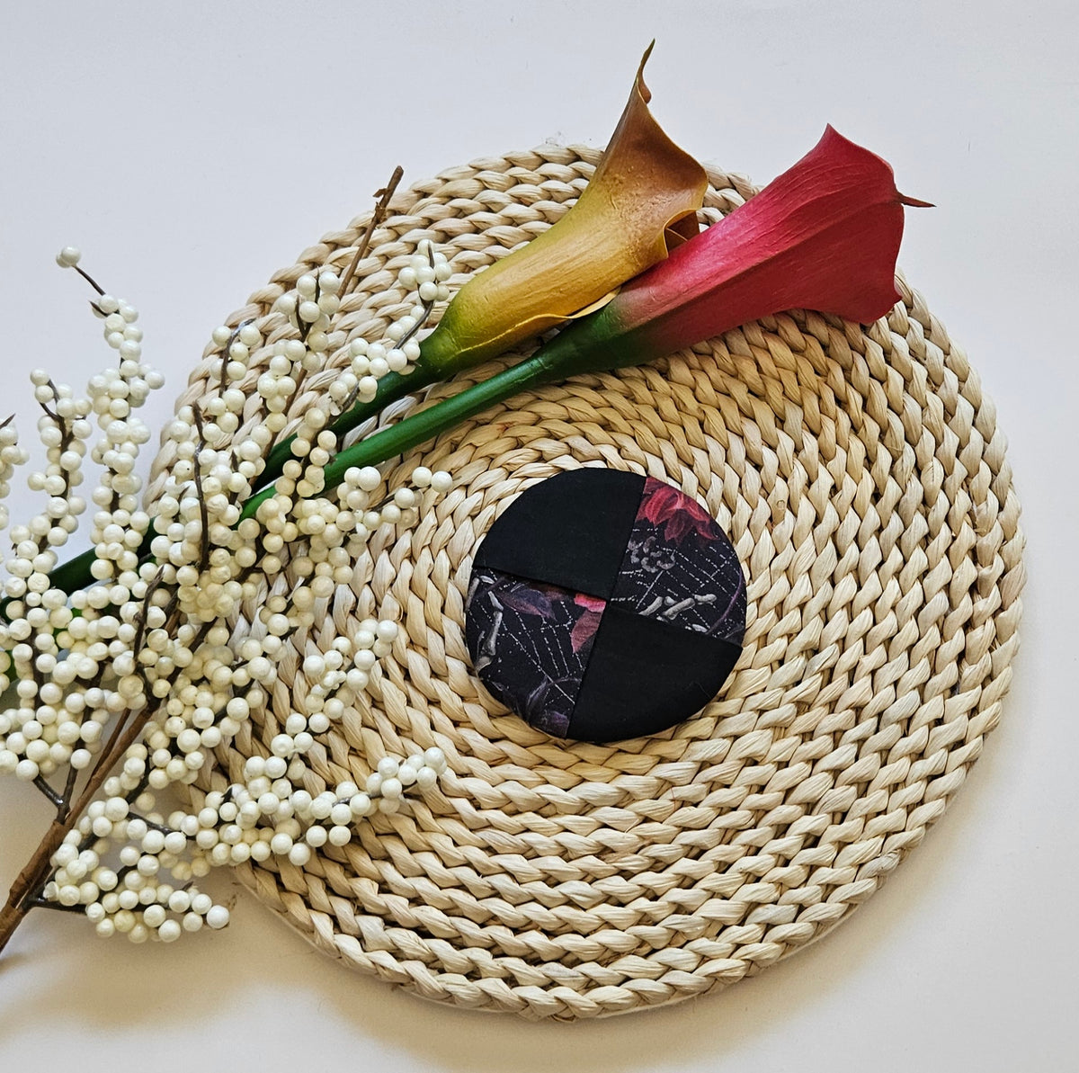 Dark Romance Wine Glass Coaster