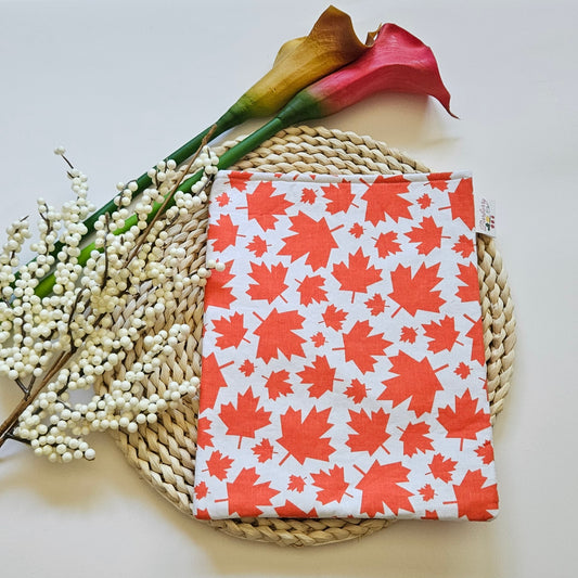 Canadian Maple Leaf Book sleeve for book lovers