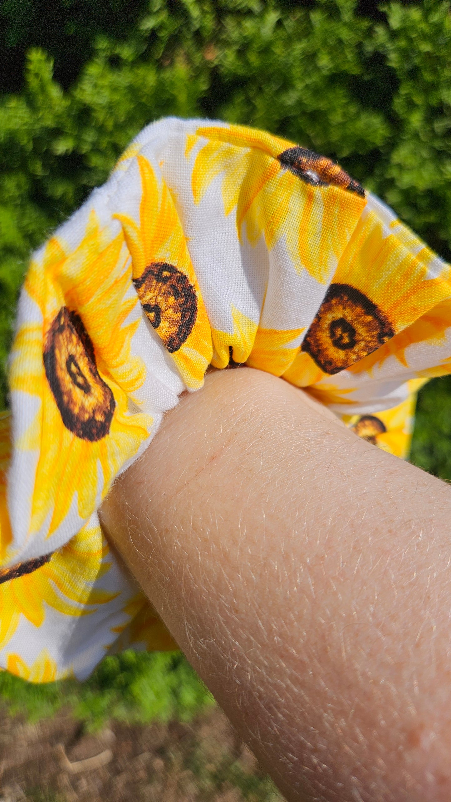 Sunflower, Hair Scrunchies, Hair Accessories, Hair ties, Hair Elastic, Pony Tail Holder