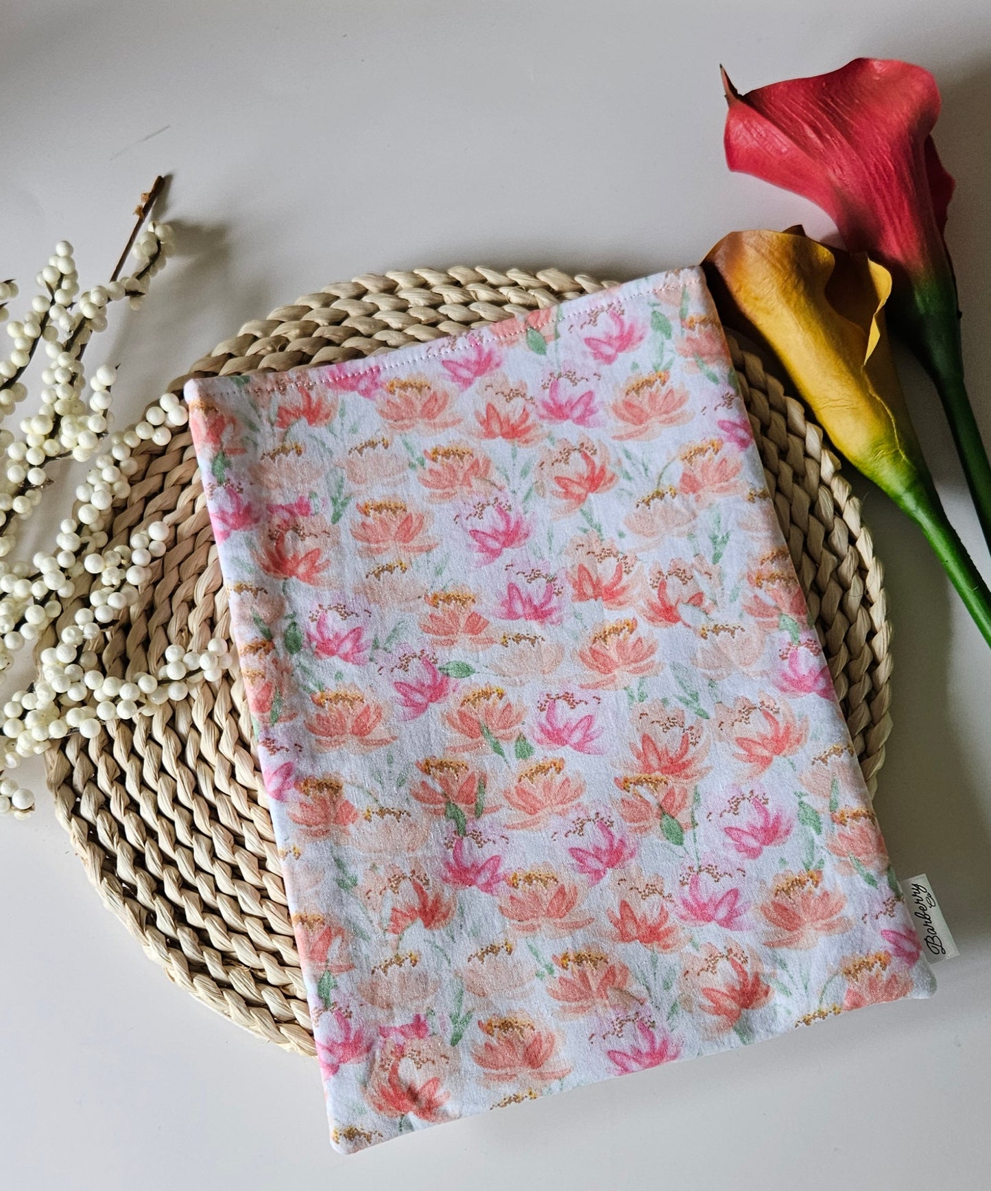 Pastel Florals Book Sleeve