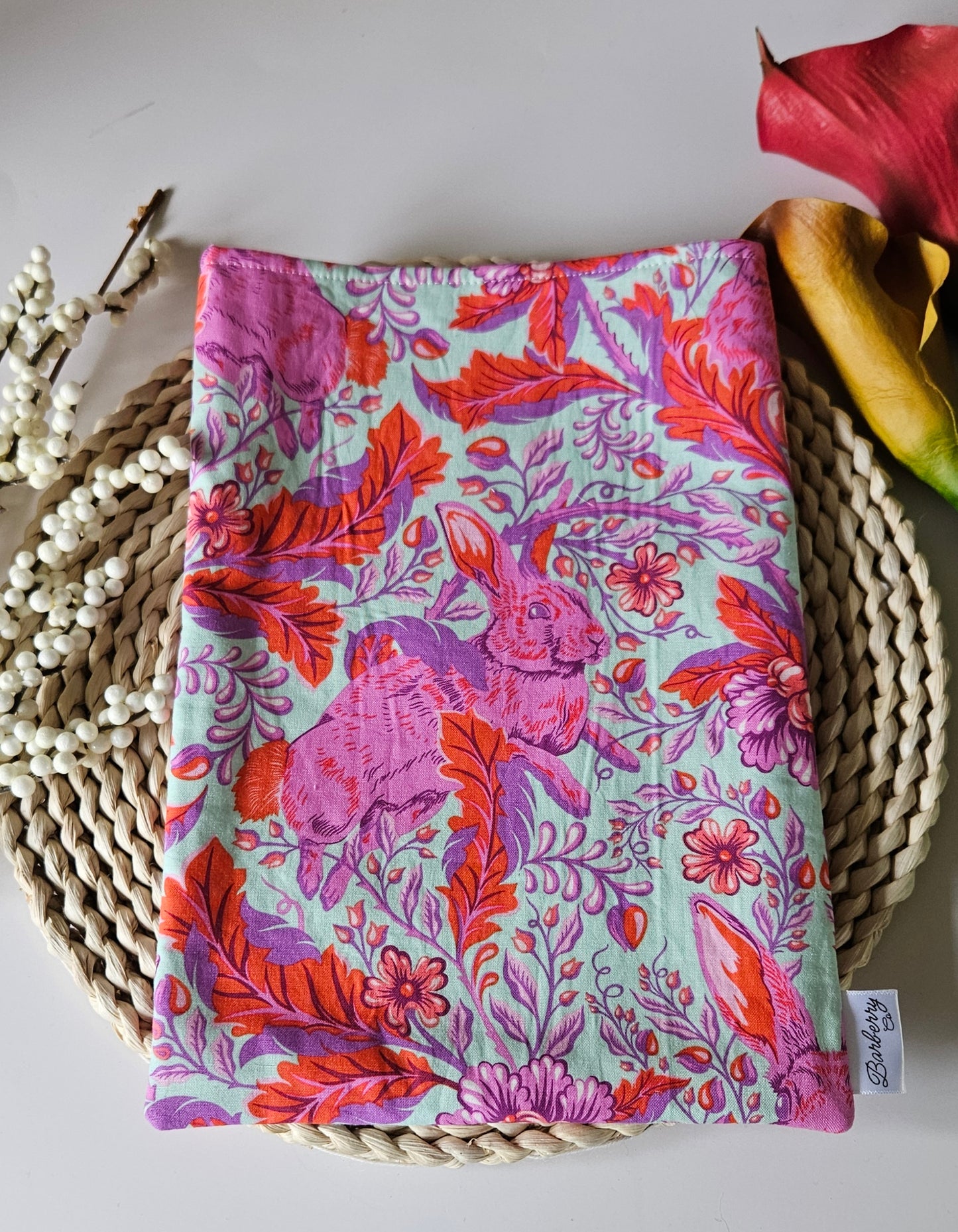 Pink Rabbit Book Sleeve