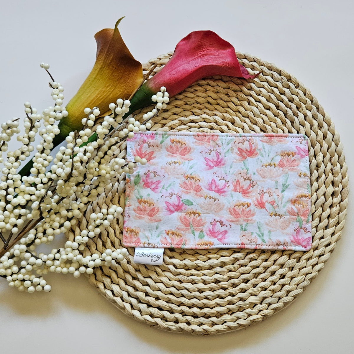 Lotus Flower Mug Rug Coaster