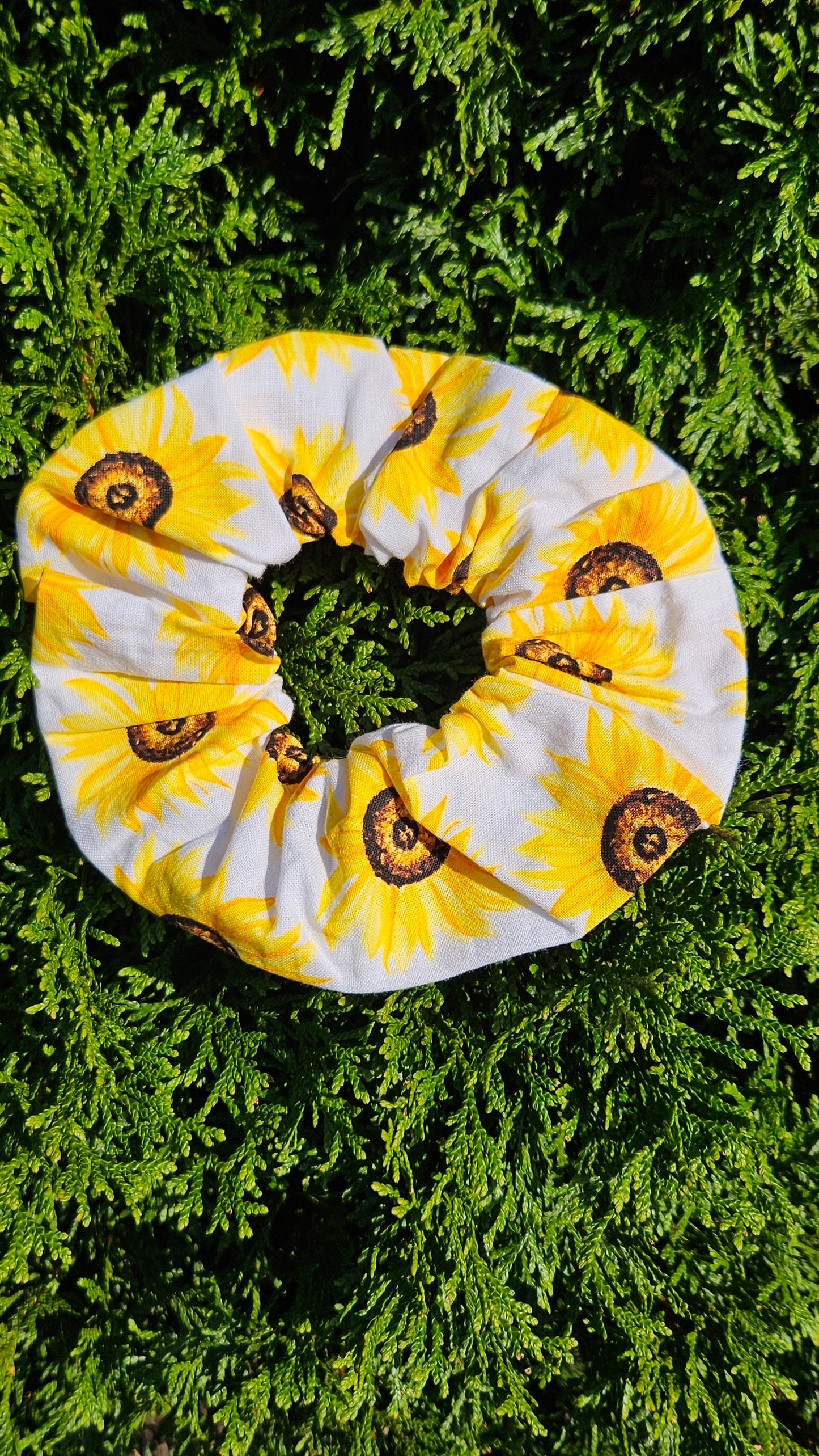 Sunflower, Hair Scrunchies, Hair Accessories, Hair ties, Hair Elastic, Pony Tail Holder