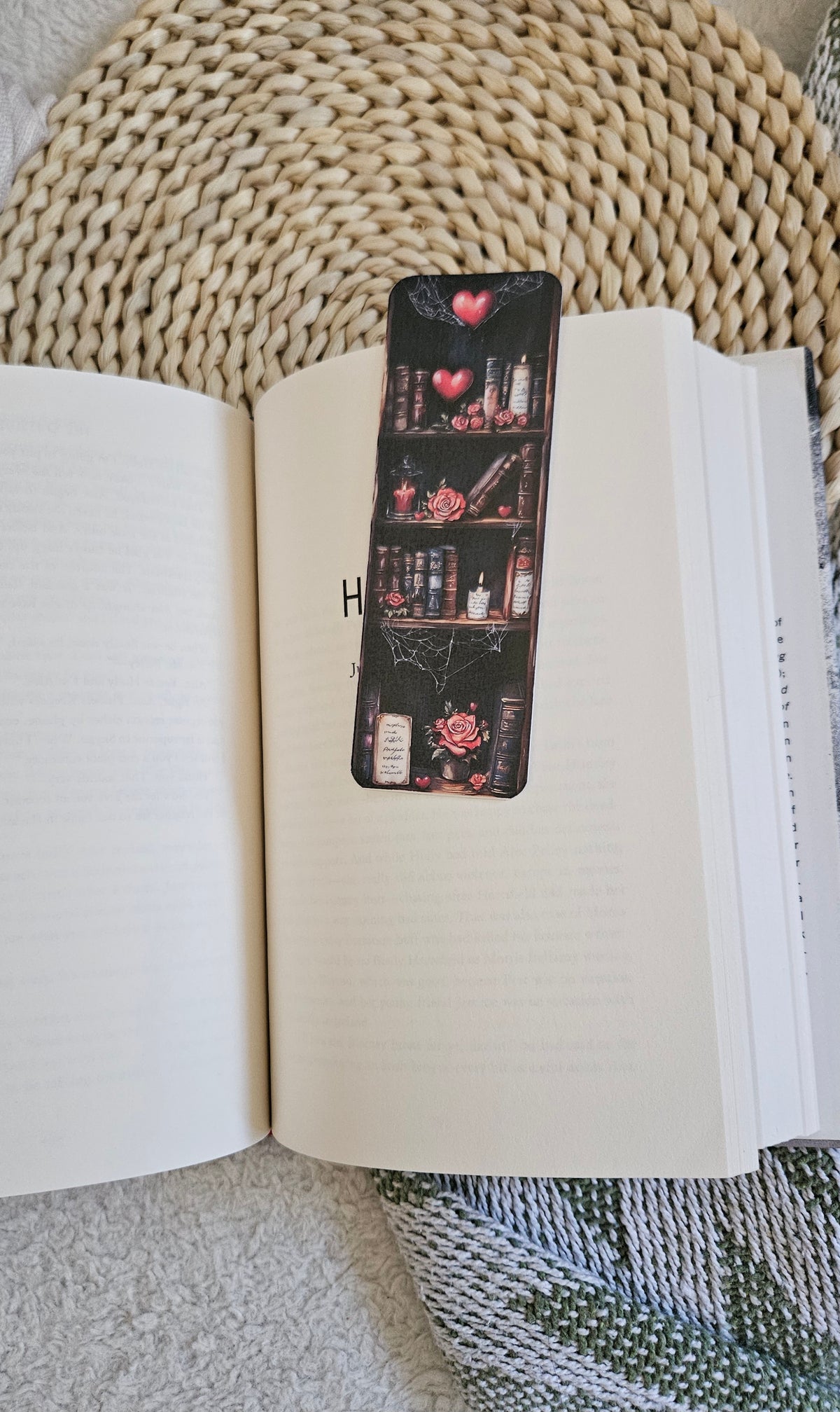 Dark Academia Reader's Bundle, books sleeve, wine glass coaster, Wristlet keychain, bookmark