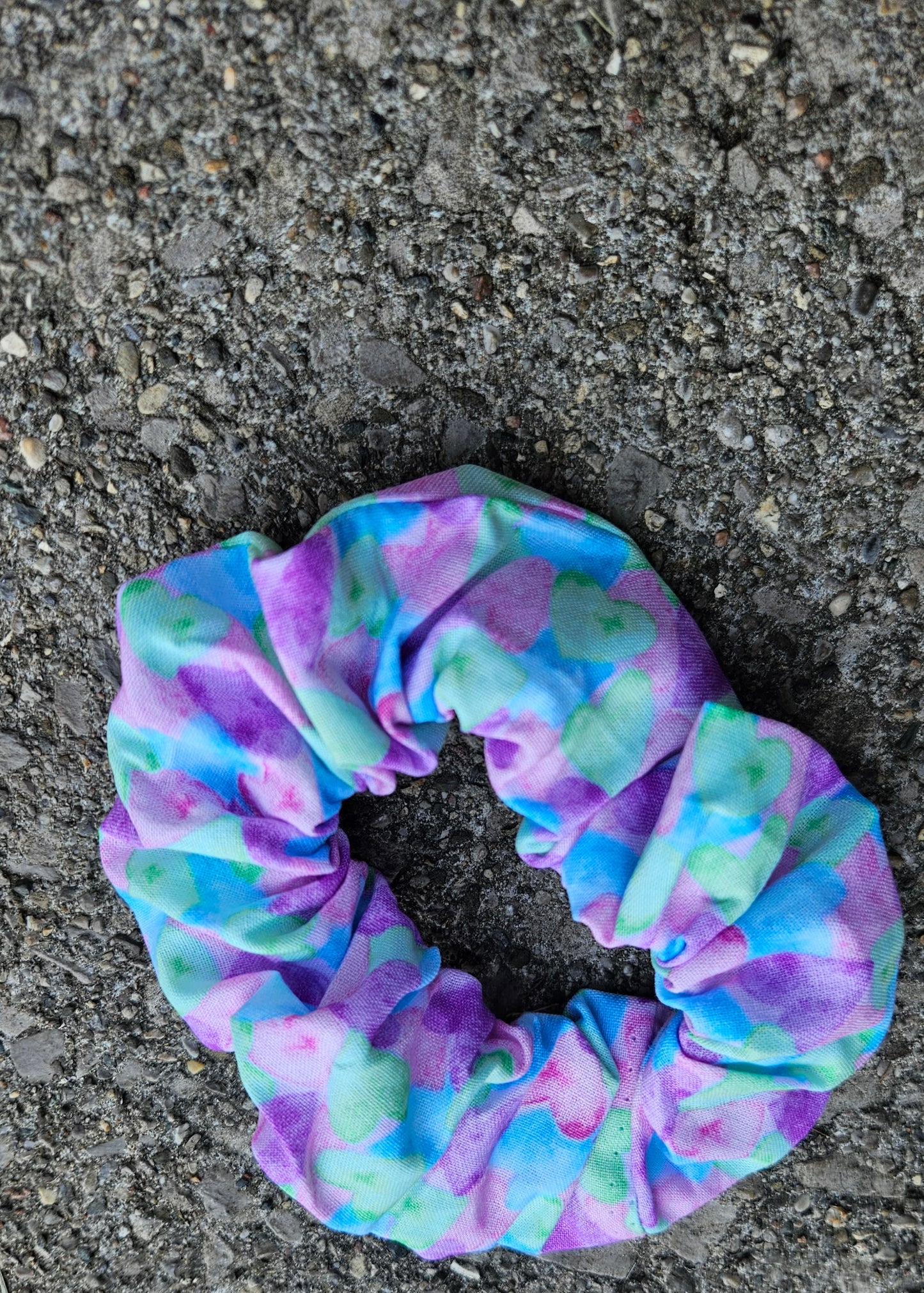 Colourful Hearts, Hair Scrunchies, Hair Accessories, Hair Ties, Hair Elastic, Pony Tail Holder