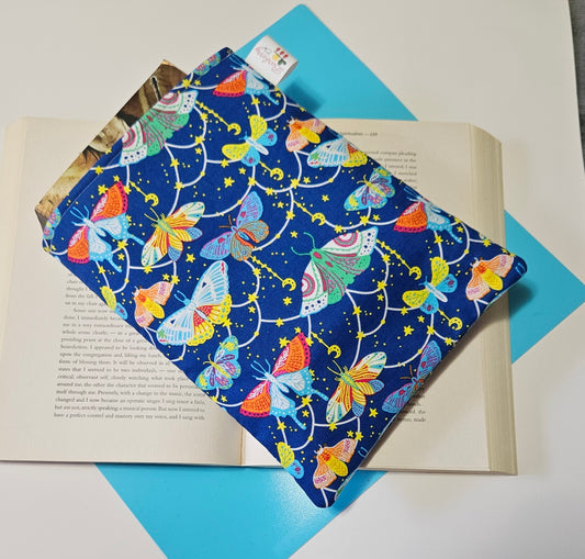 Blue Night Moth Book Sleeve for Book lovers