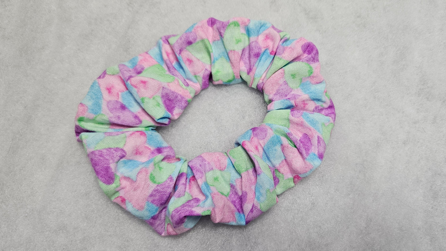 Colourful Hearts, Hair Scrunchies, Hair Accessories, Hair Ties, Hair Elastic, Pony Tail Holder